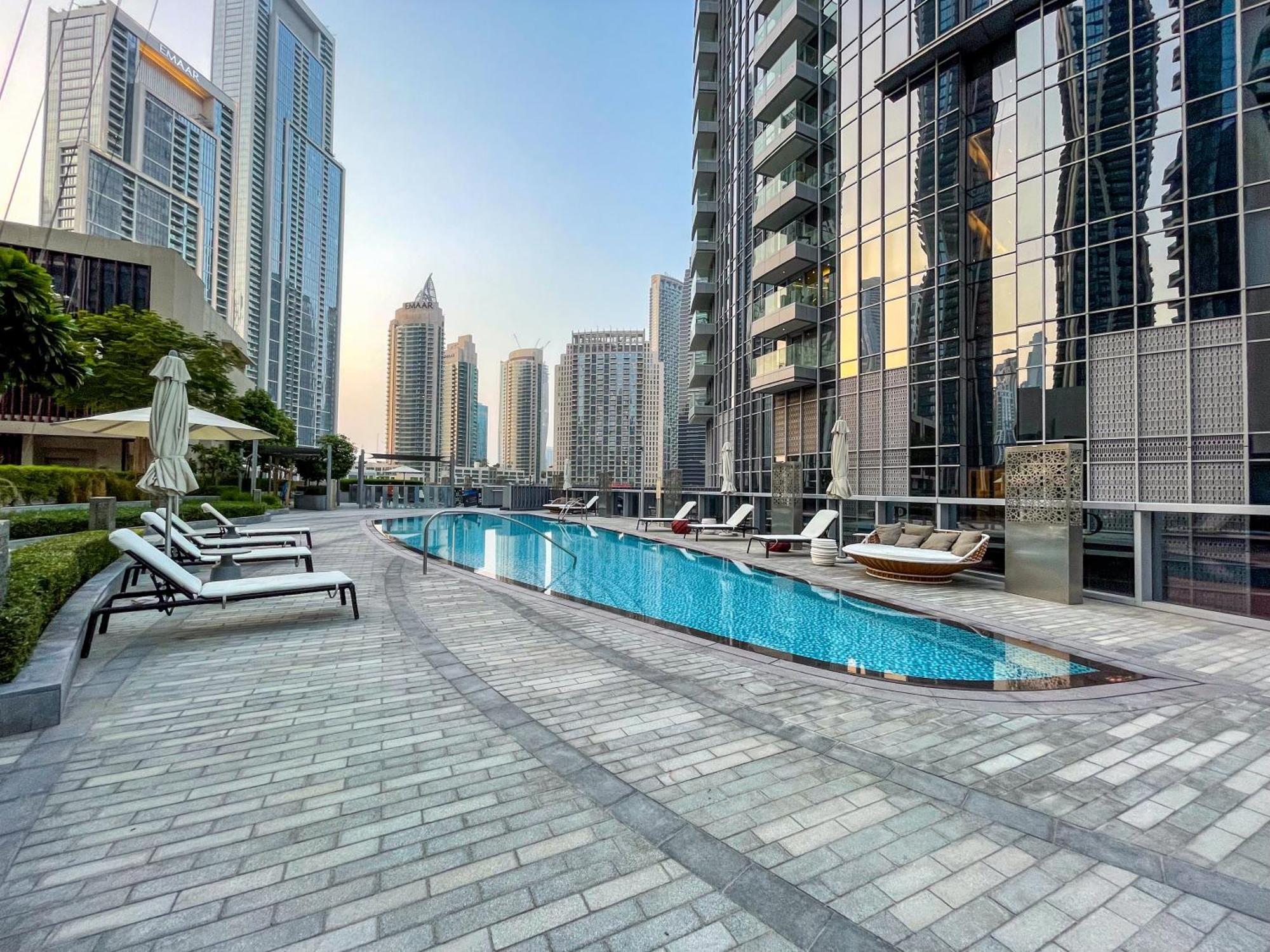 Maison Privee - Ultimate Living With Front-Row Views Of Burj Khalifa & Dubai Fountains Buitenkant foto